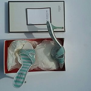 Coach Footwear 7 1/2 B Box and Paperwork included
